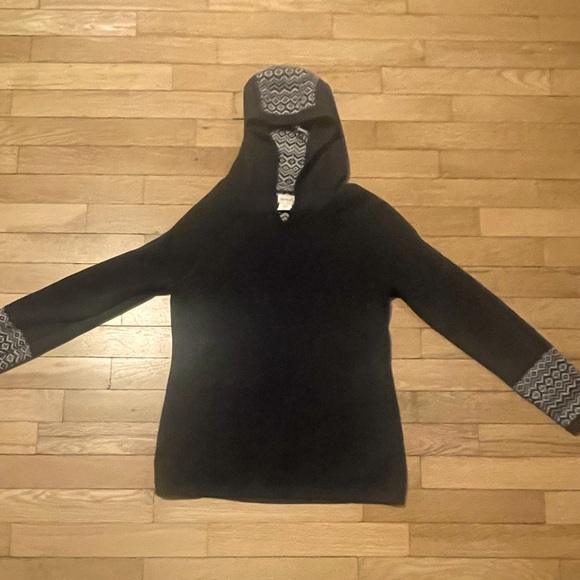 Aspen Dark Gray Patterned Women's Sweater XS - Picture 1 of 9